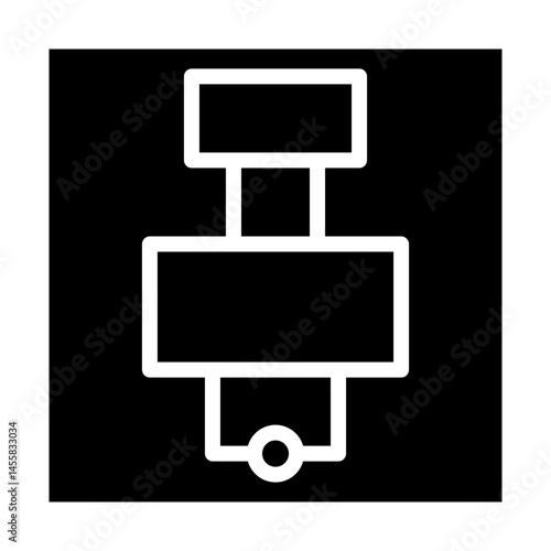 3D Bioprinting Glyph icons
