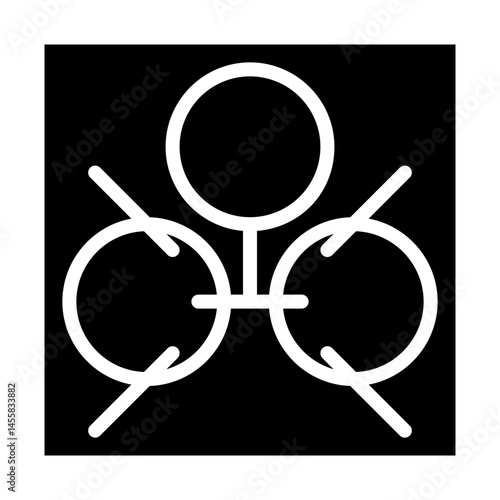 Organic Compound Glyph icons
