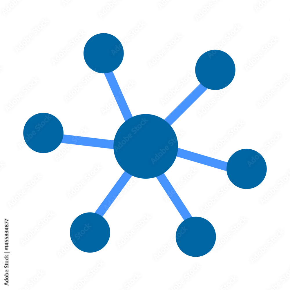 Network Vector Design Icon Style Network Vector Design Icon Style