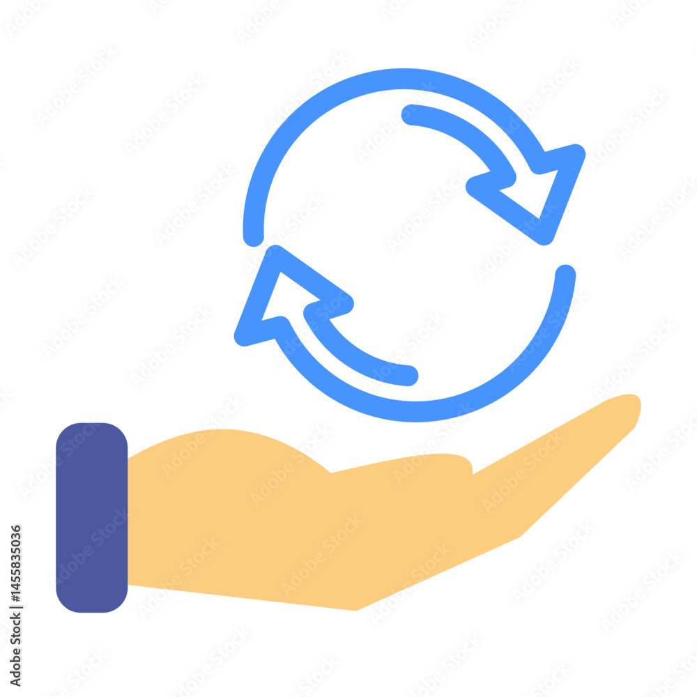 Restore Vector Design Icon Style Restore Vector Design Icon Style