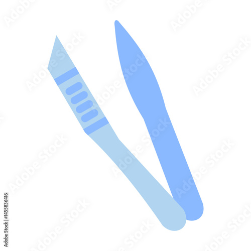 Tweezers Vector Design Icon Style