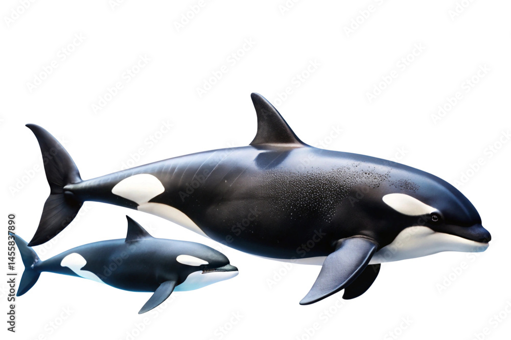 Obraz premium dolphin isolated on white