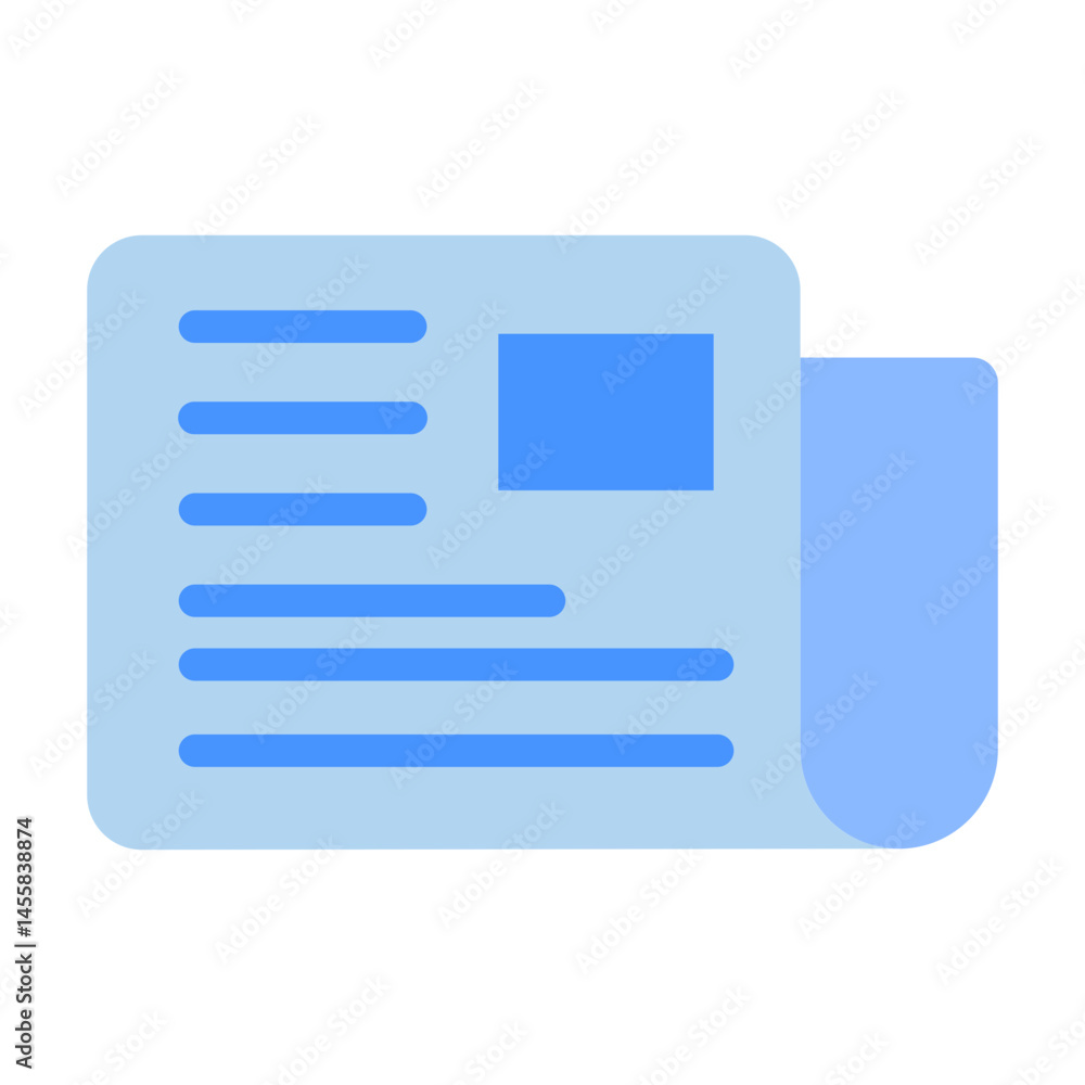 Newspaper Vector Design Icon Style Newspaper Vector Design Icon Style