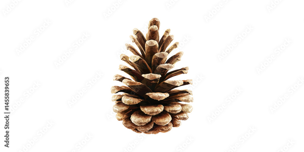 Pine Cone. Nature'S Seed Dispersal And Symbol Of Growth Isolated On Transparent Background Pine Cone. Nature'S Seed Dispersal And Symbol Of Growth Isolated On Transparent Background