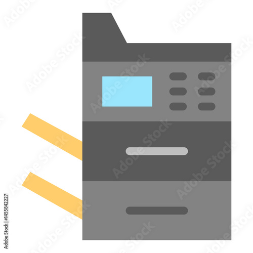 Photocopier Vector Design Icon Style
