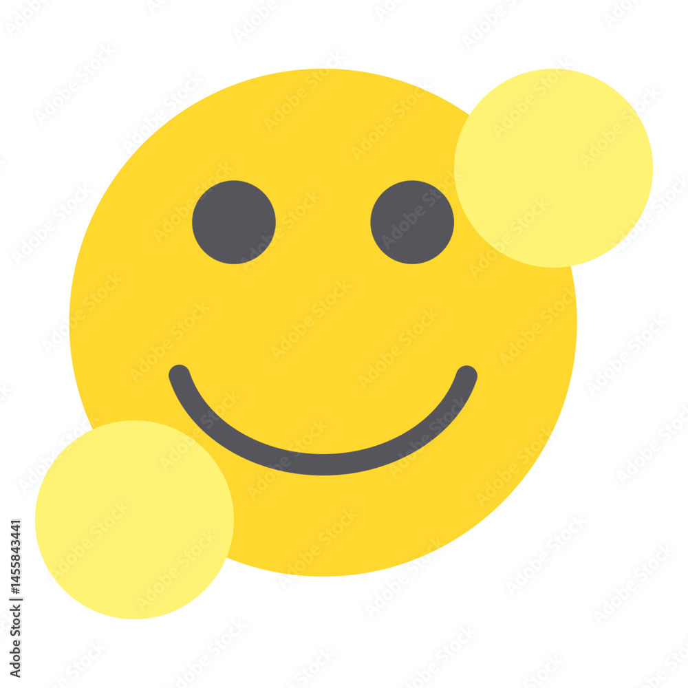 Fototapeta premium Smile Vector Design Icon Style