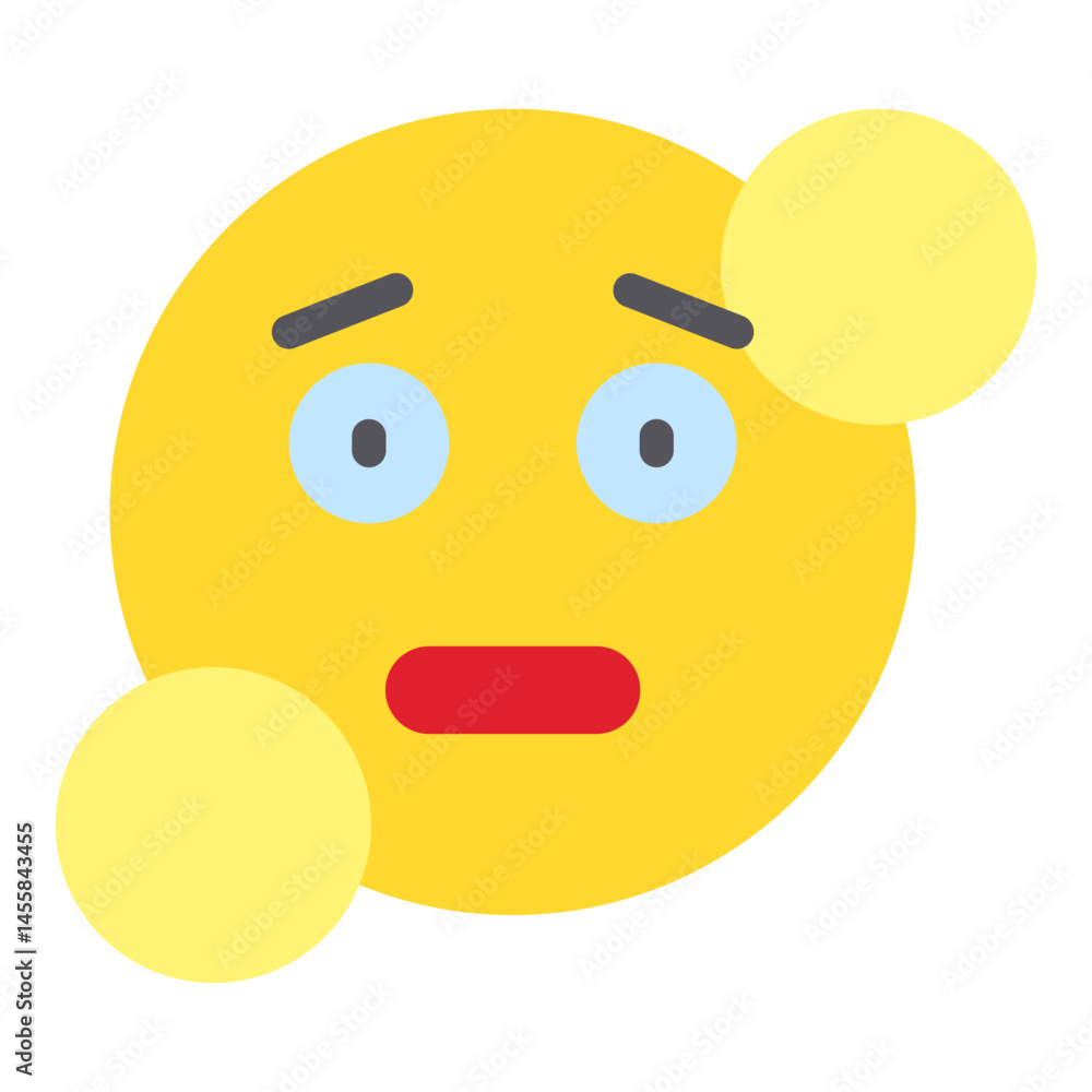 Fototapeta premium Surprised Vector Design Icon Style