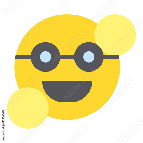 Nerd Vector Design Icon Style