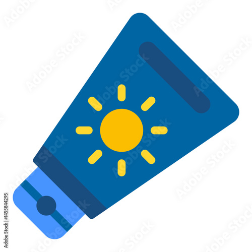 Sun Cream Vector Design Icon Style
