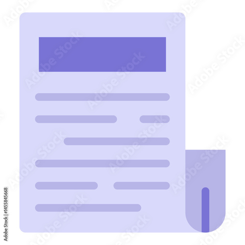 Newspaper Vector Design Icon Style
