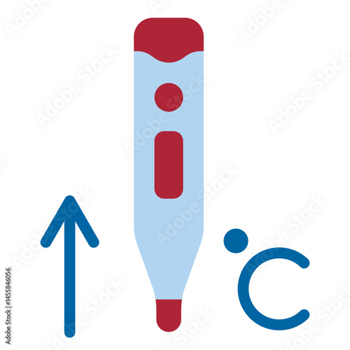 Thermometer Vector Design Icon Style