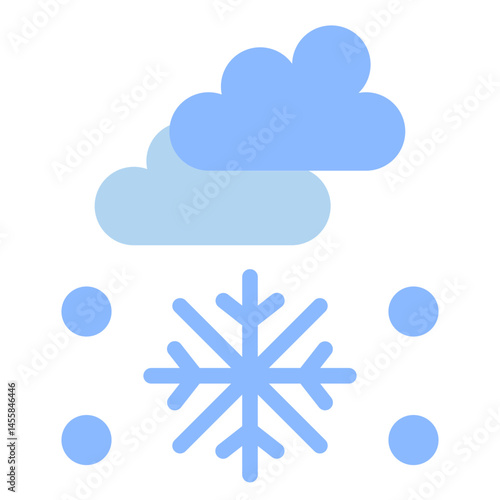 Snowstorm Vector Design Icon Style