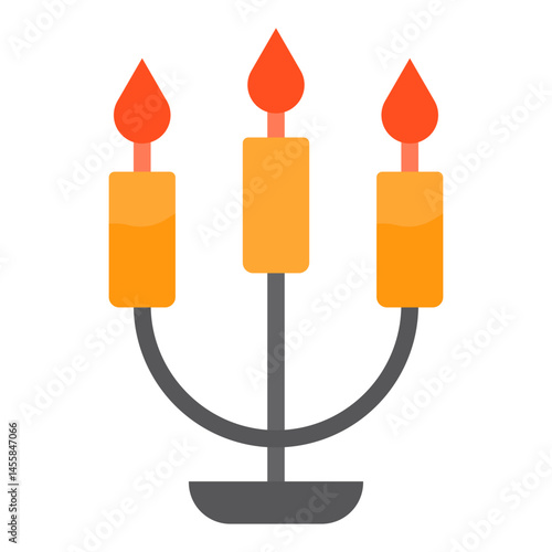Candlestick Vector Design Icon Style