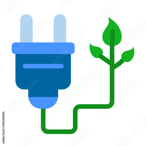 Sustainable Energy Vector Design Icon Style