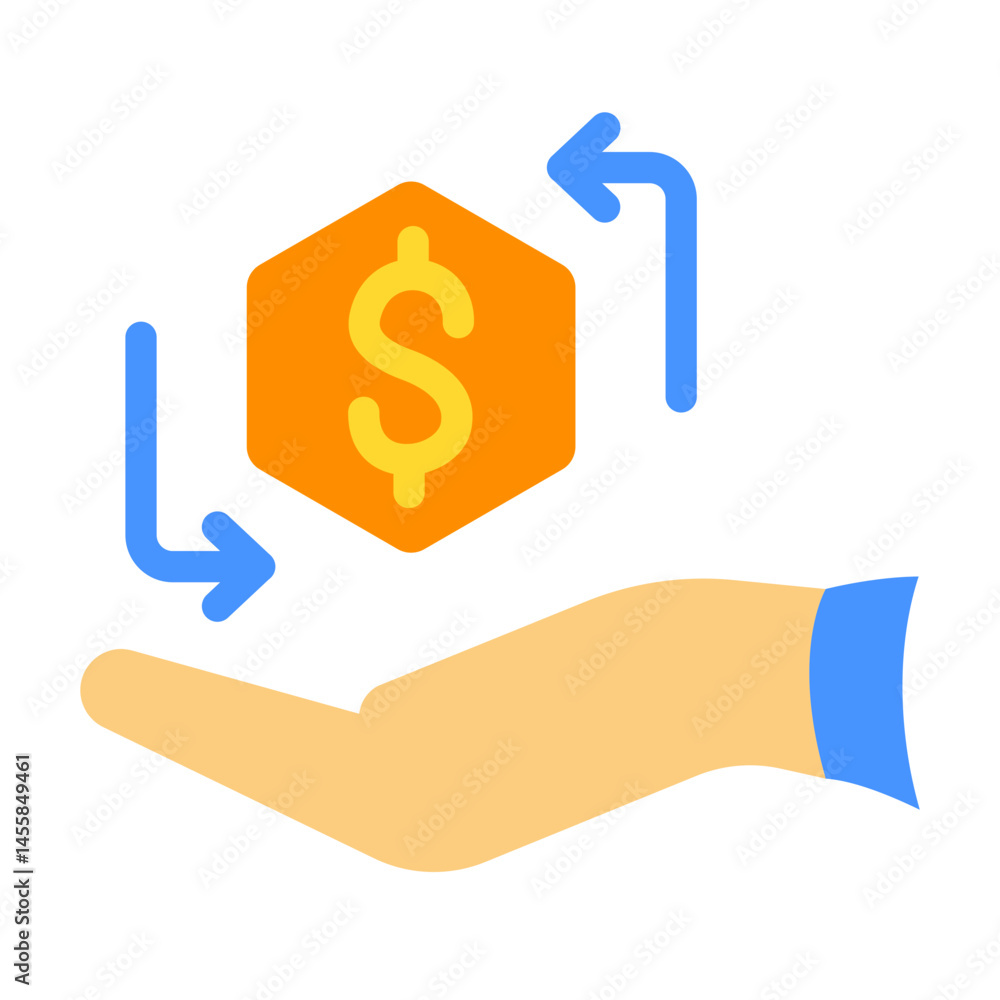 Cashback Vector Design Icon Style Cashback Vector Design Icon Style