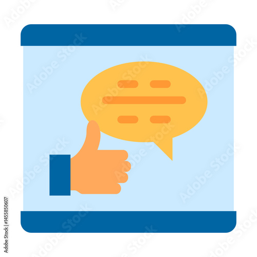 Feedback Vector Design Icon Style