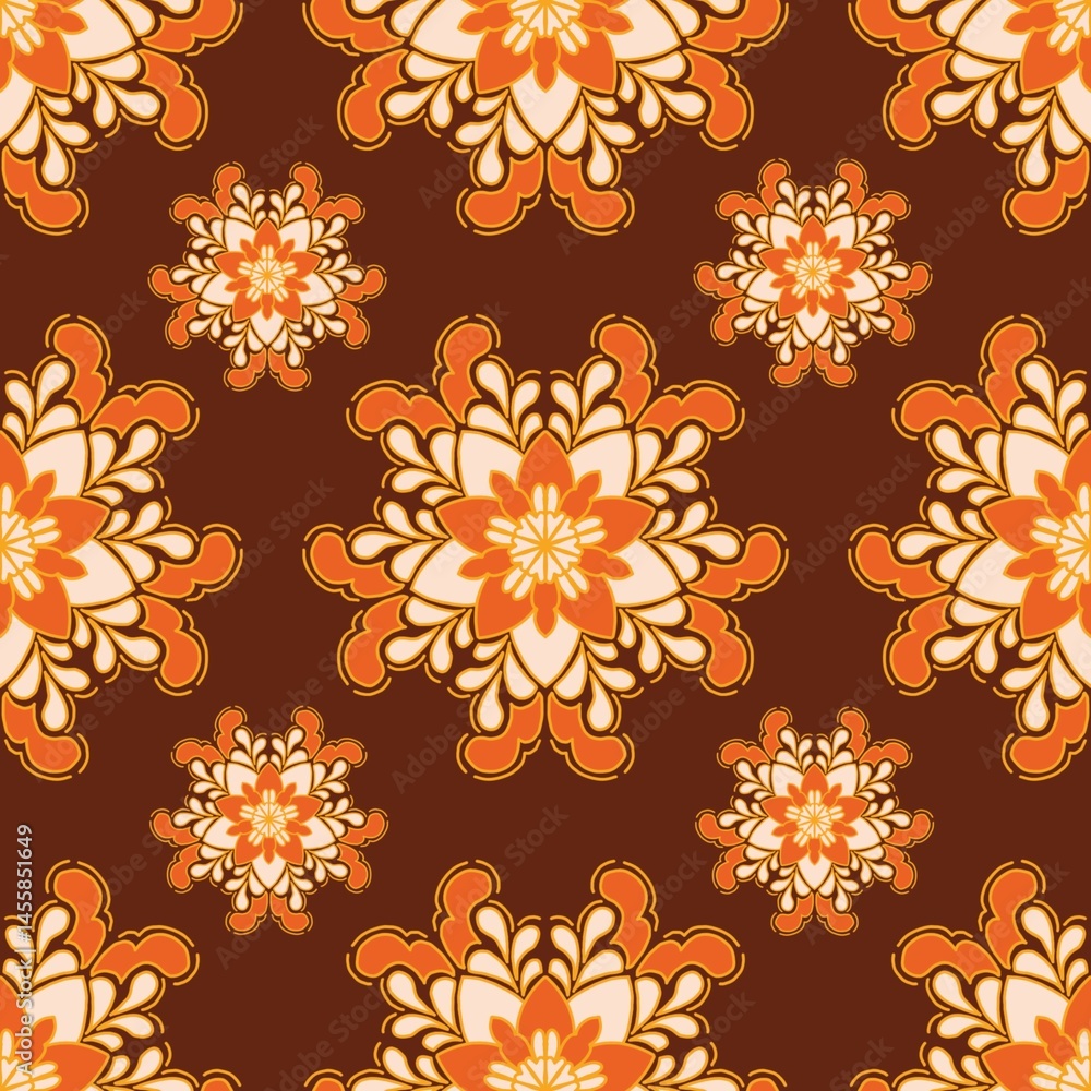 seamless pattern with flowers seamless pattern with flowers