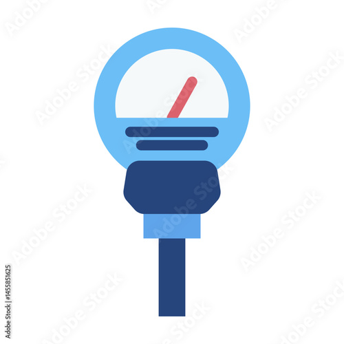 Parking Meter Vector Design Icon Style