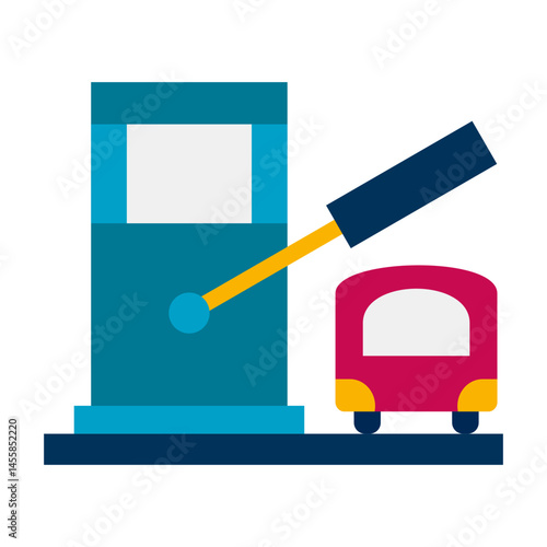 Toll Road Vector Design Icon Style