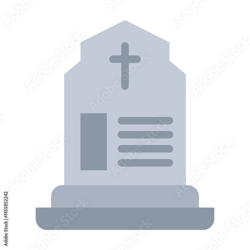 Cemetery Vector Design Icon Style