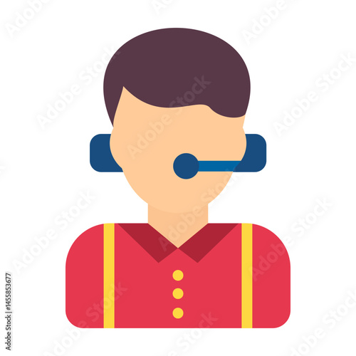 Call Center Vector Design Icon Style