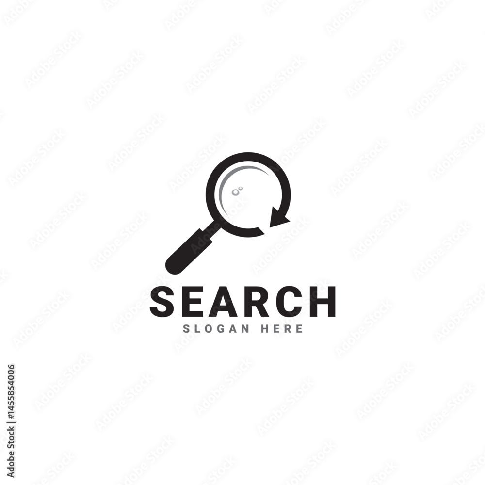 Modern search logo design template. Editable symbol icon logo design. Vector illustration Modern search logo design template. Editable symbol icon logo design. Vector illustration