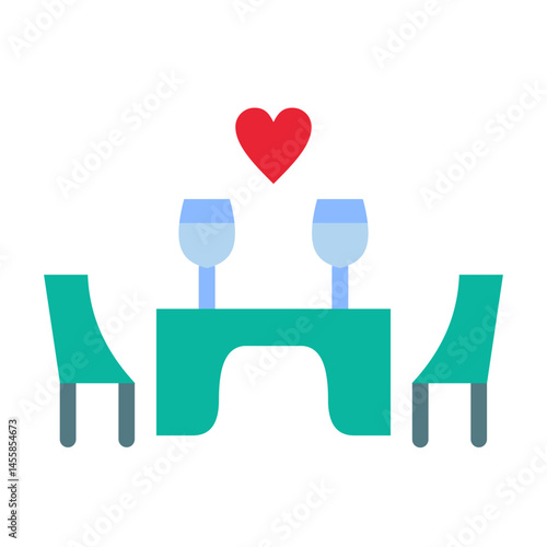 Wedding Dinner Vector Design Icon Style