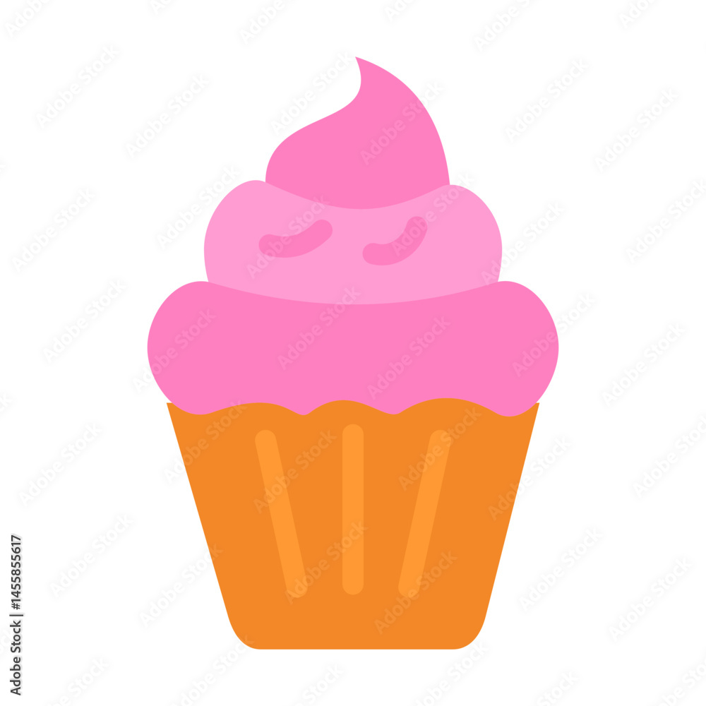 Cupcake Vector Design Icon Style