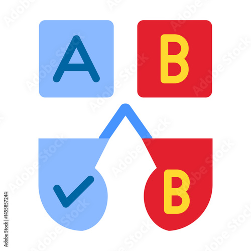 Ab Testing Vector Design Icon Style