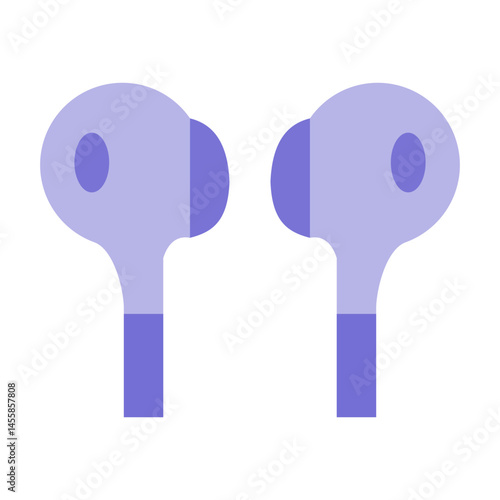Earbuds Vector Design Icon Style