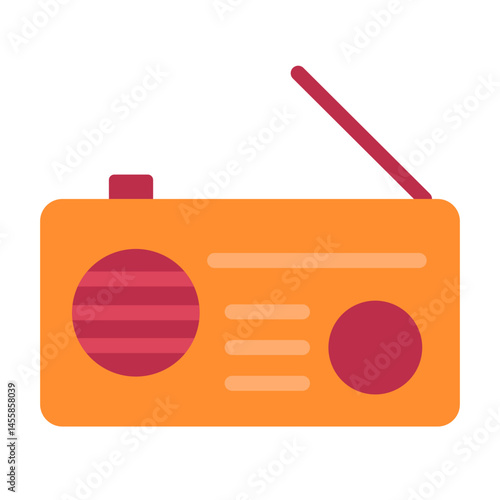Radio Vector Design Icon Style