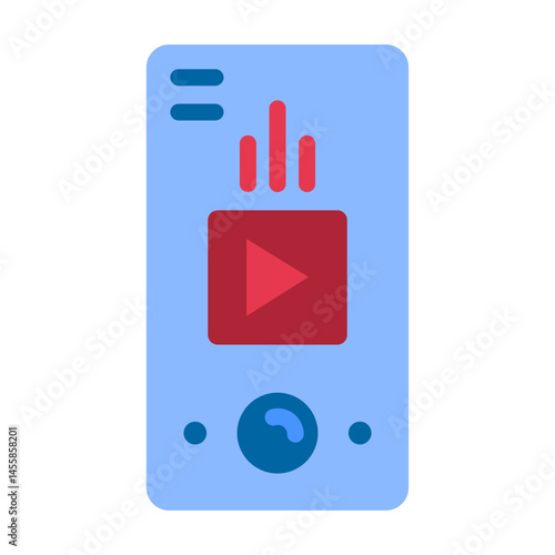 Music Player Vector Design Icon Style