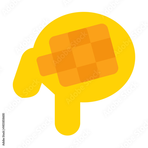 Waffle Vector Design Icon Style