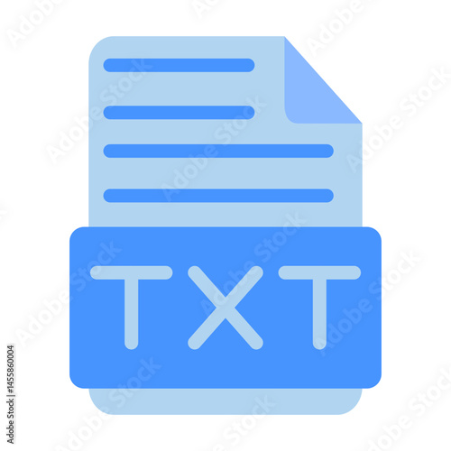TXT Vector Design Icon Style