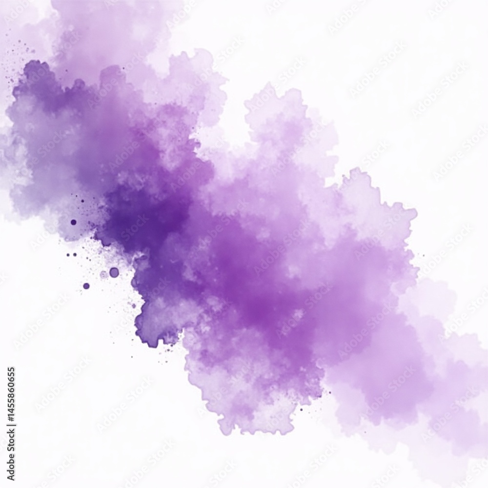 Obraz premium purple watercolor background
