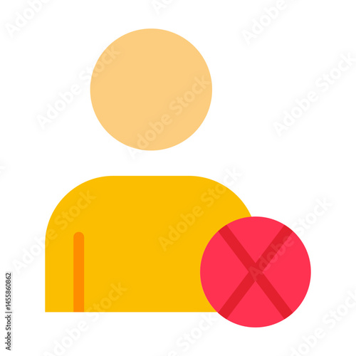 Denial Vector Design Icon Style