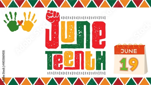 Juneteenth Freedom Day. Juneteenth concept.