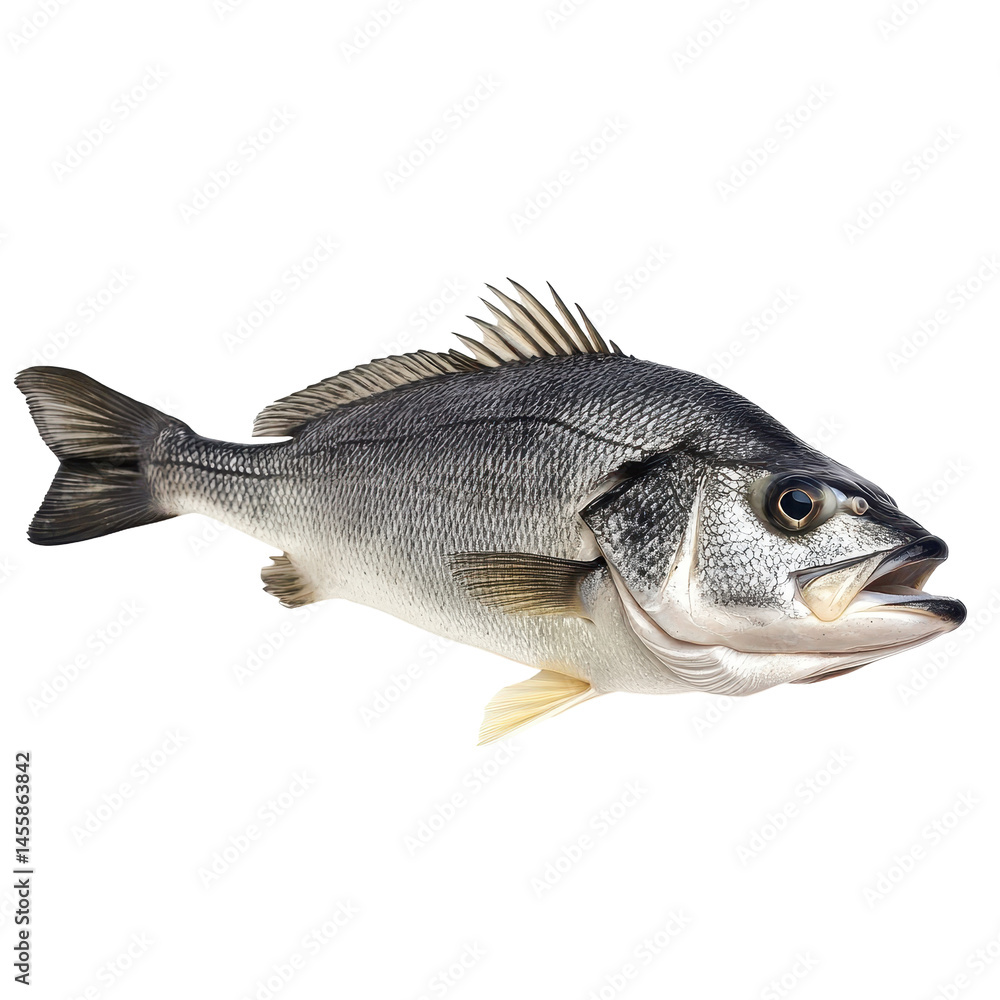 Freshwater fish showcasing shiny scales and detailed anatomy in a natural setting during daylight Freshwater fish showcasing shiny scales and detailed anatomy in a natural setting during daylight