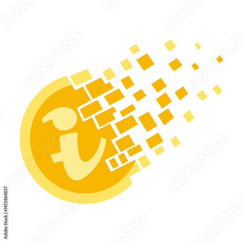 Money evolution icon. Step in history and development finance system. Stage of payment method element. Concept currency transformation vector illustration