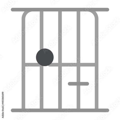 Jail Vector Design Icon Style