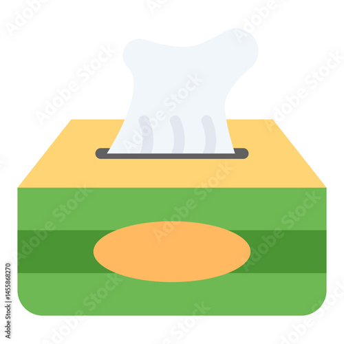 Tissue Box Vector Design Icon Style