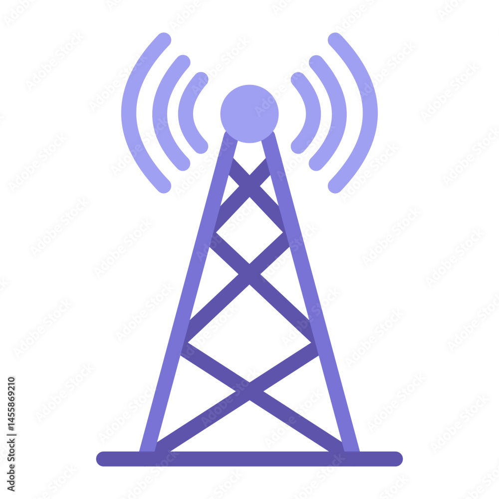 Tower Vector Design Icon Style Tower Vector Design Icon Style