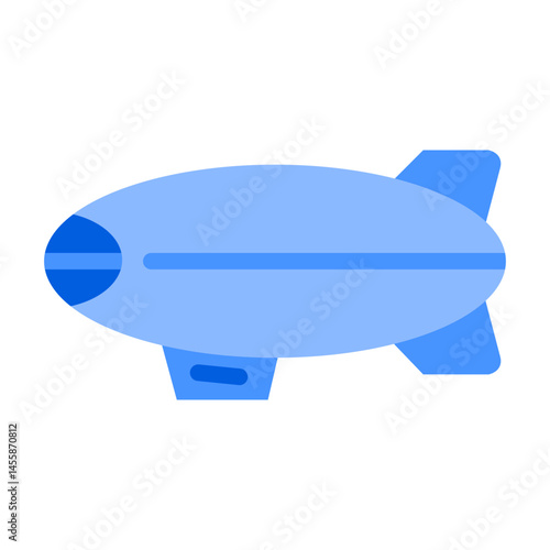 Zeppelin Vector Design Icon Style