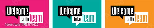 Welcome to the team