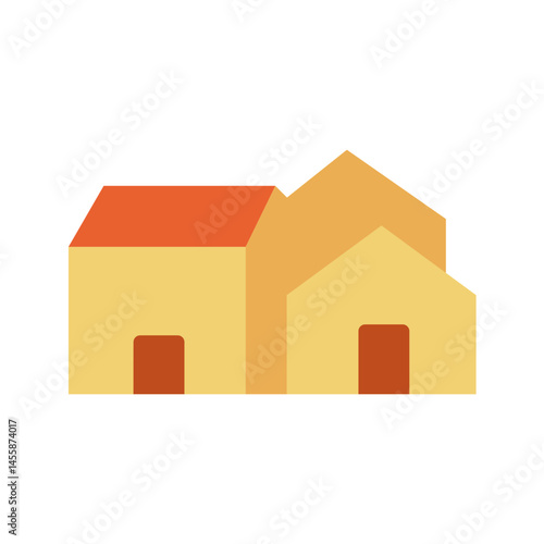 Village Vector Design Icon Style