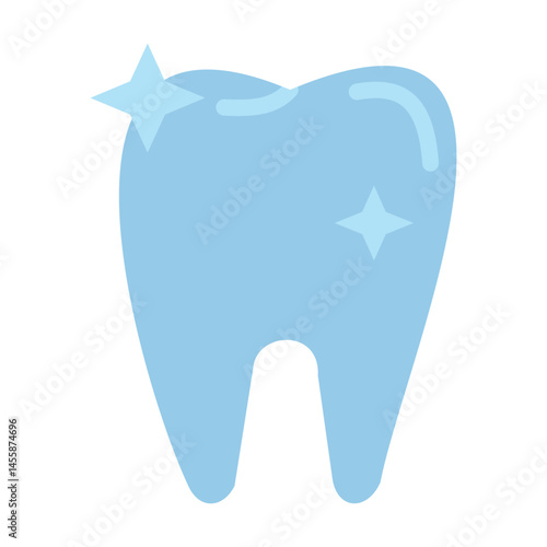 Clean Tooth Vector Design Icon Style