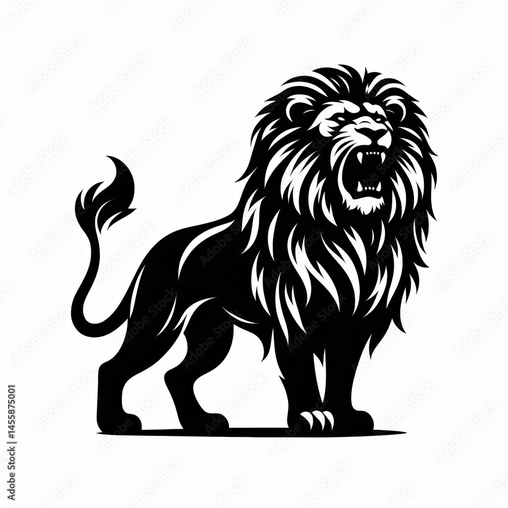 Obraz premium silhouette of animals