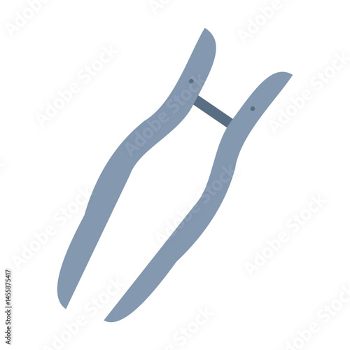 Tweezers Vector Design Icon Style