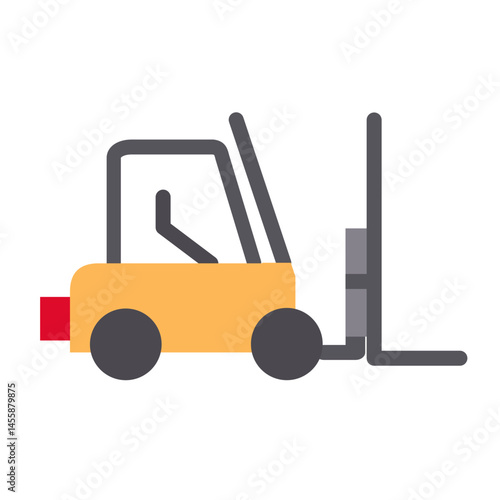 Forklift Vector Design Icon Style