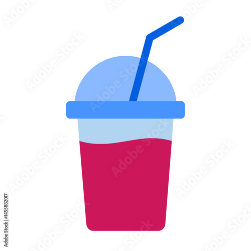 Cold Drink Vector Design Icon Style